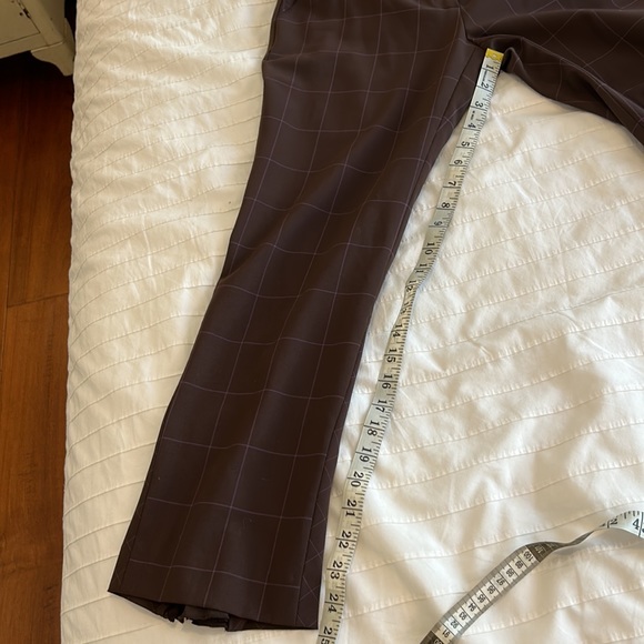 🤎Diane von Furstenberg split hem cropped trousers, women’s size 4 - Picture 10 of 10